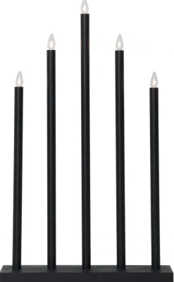 Star Trading Adventsljusstake 'Holy' 5 Lampor - Svart