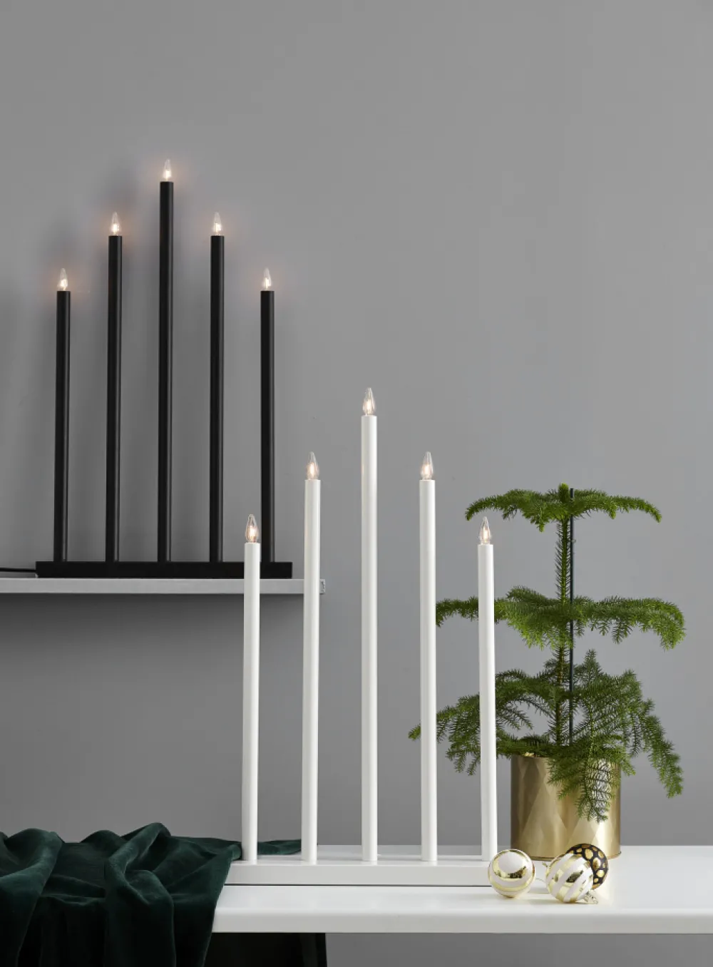 Star Trading Adventsljusstake 'Holy' 5 Lampor - Svart
