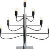 Star Trading Adventsljusstake 'Milano' - Svart/Silver