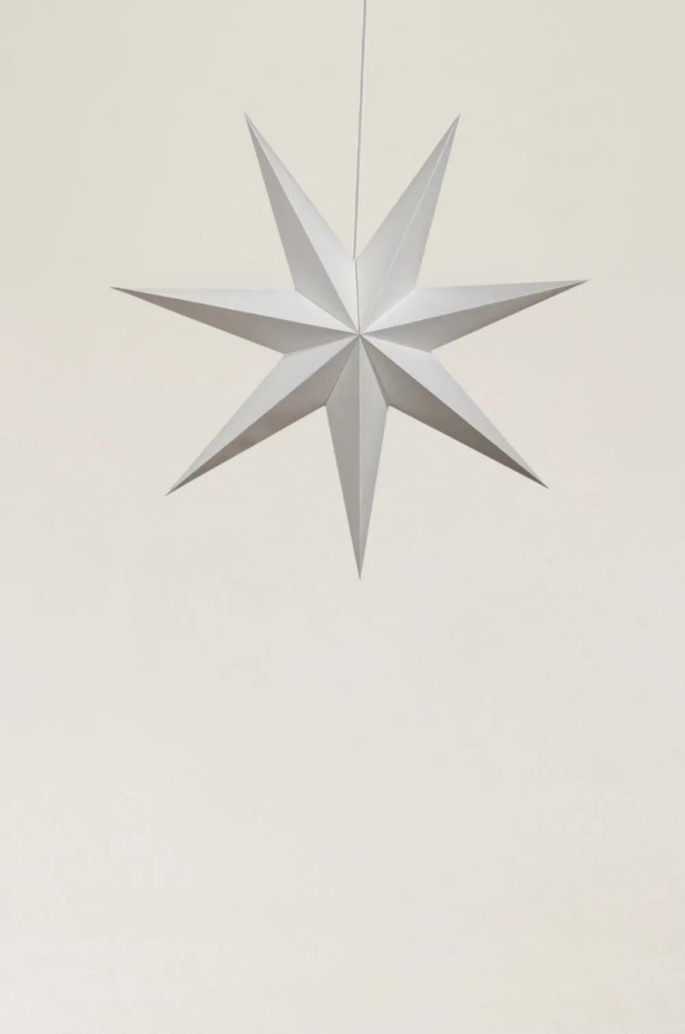 Reforma Adventsstjärna 'Sally' 80cm - Vit