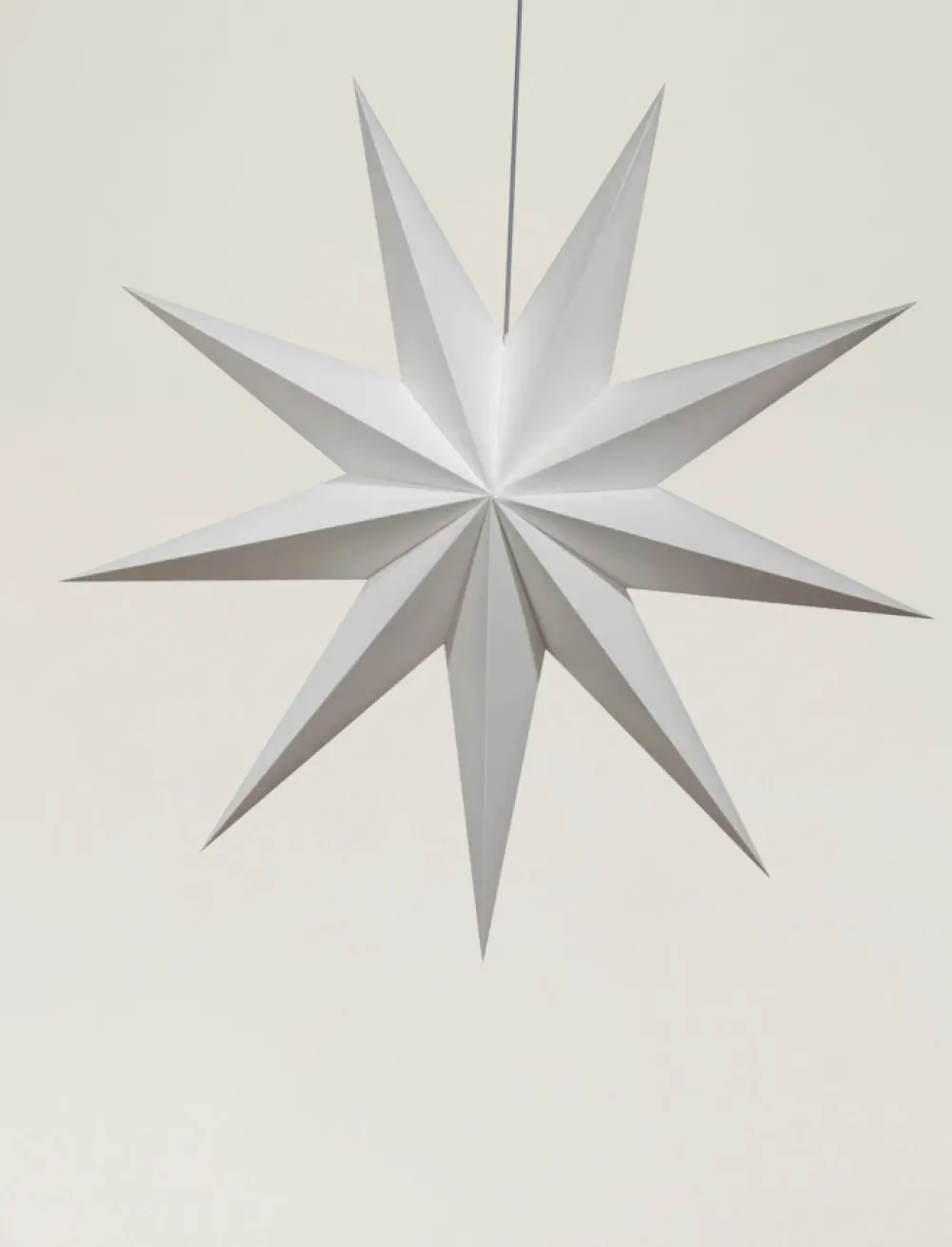 Reforma Adventsstjärna 'Vintergatan' 118cm - Vit