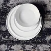 Olsson & Jensen Assiett 'Boho white' - Vit