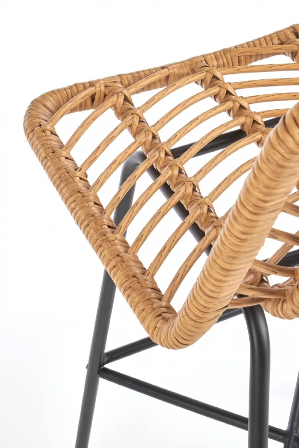 Reforma Barstol 'Cane' - Natur/Svart