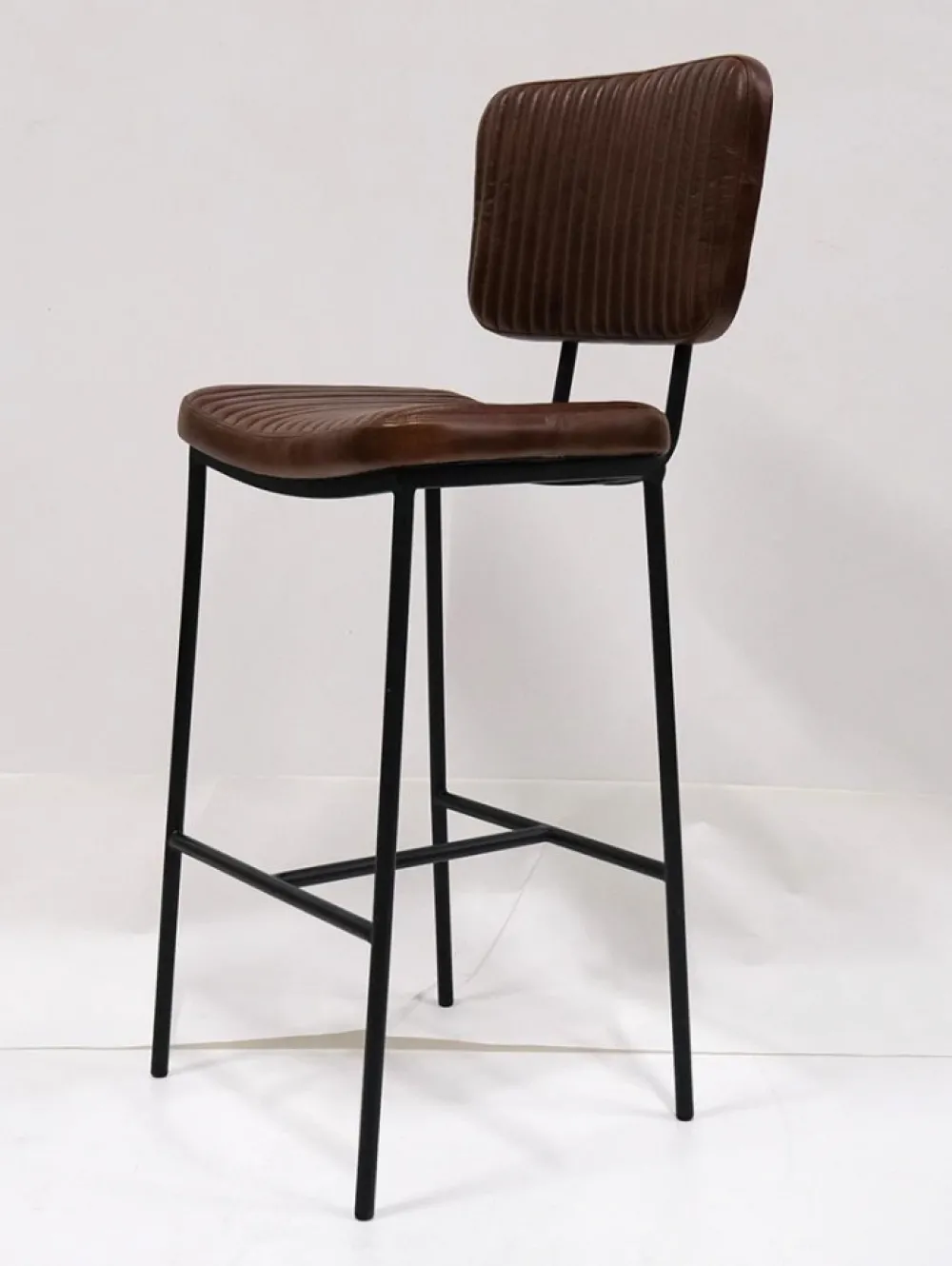 Trademark Living Barstol Vintage - Läder