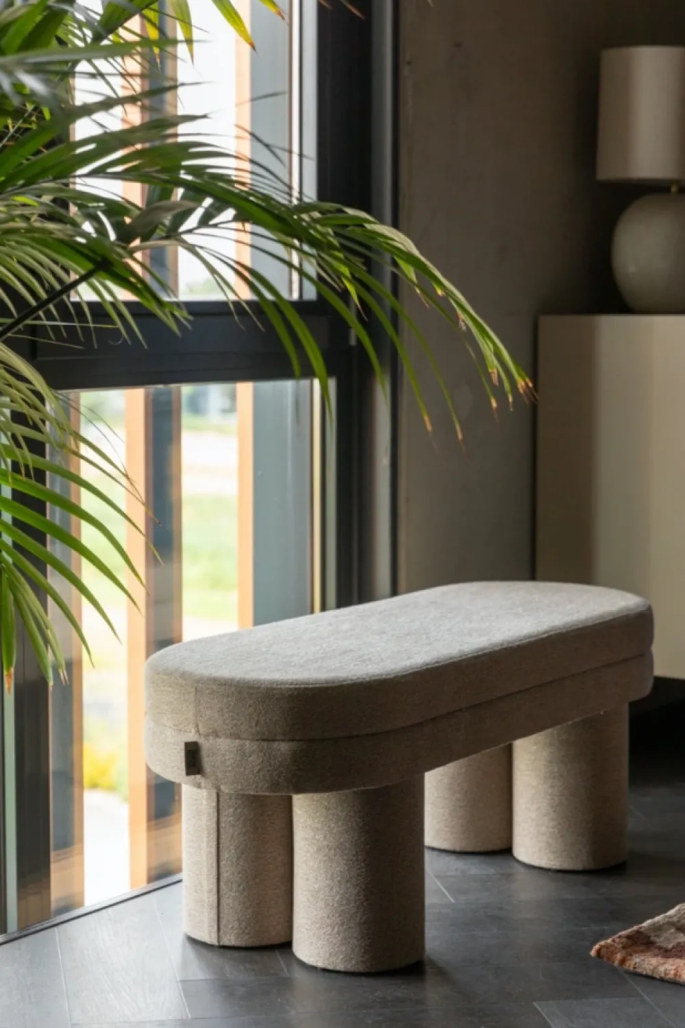 Dutchbone Bänk 'Fern' - Beige