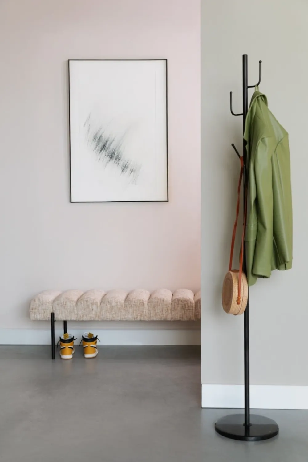 Reforma Bänk 'Jethro' - Beige/Svart
