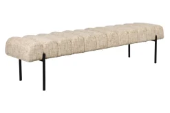 Reforma Bänk 'Jethro' - Beige/Svart