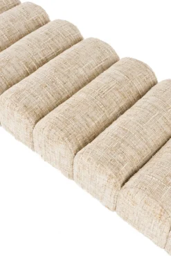 Reforma Bänk 'Jethro' - Beige/Svart