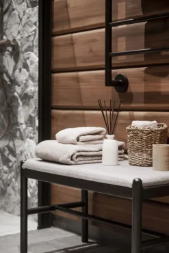 Rowico Home Bänk 'Milford' - Svart/Grå