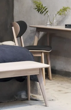 Rowico Home Bänk 'Yumi' - Vitpigmenterad ek