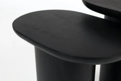 Zuiver Bord 2-set 'Bela' - Svart