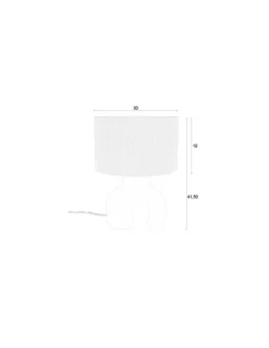 Zuiver Bordslampa 'Bibi' - Beige