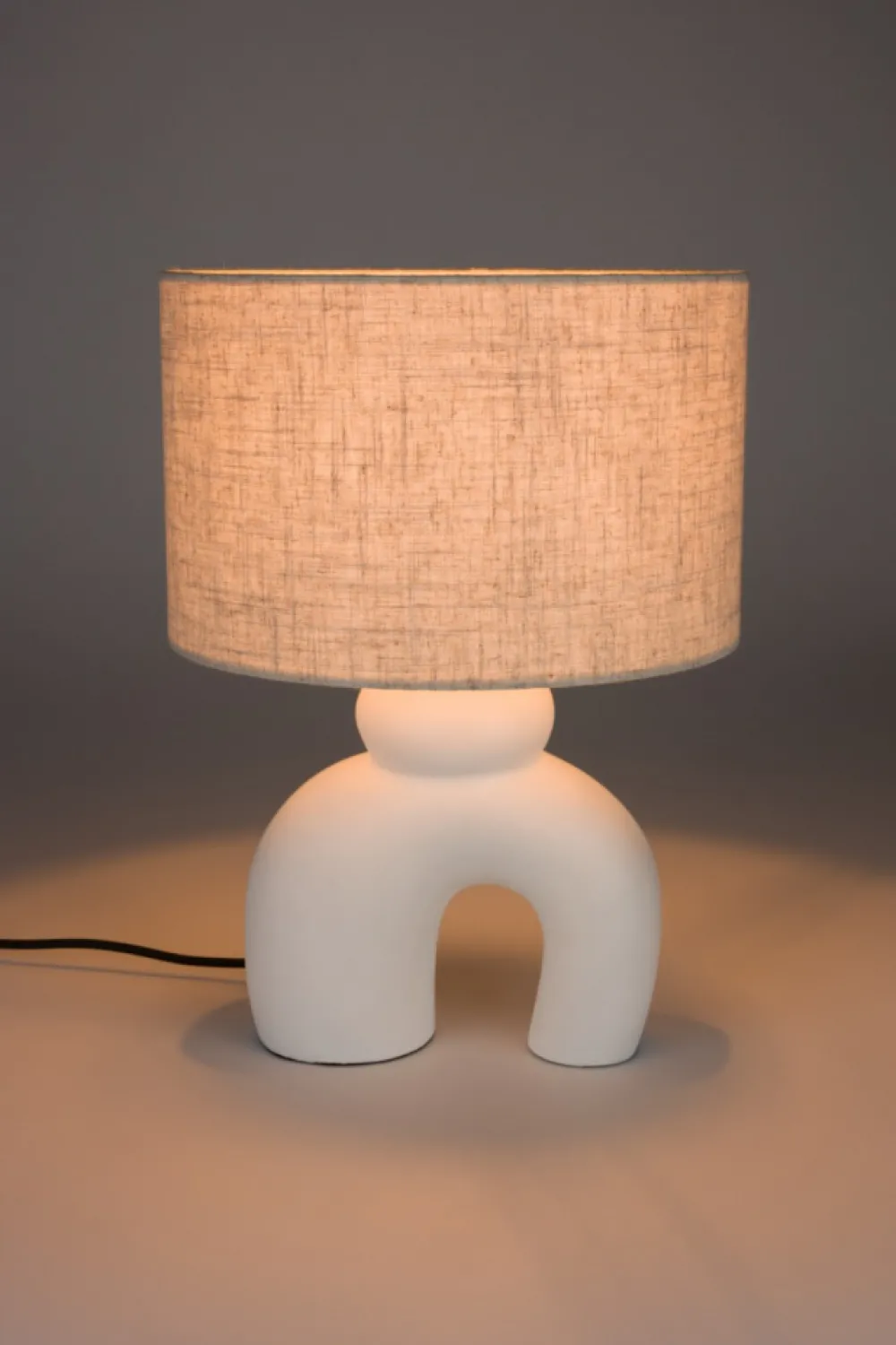 Zuiver Bordslampa 'Bibi' - Beige