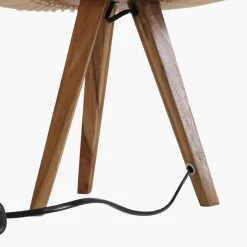 Vintage Bordslampa 'Maze' - Natur