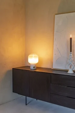 Zuiver Bordslampa 'Moody' - Vit