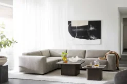 Rowico Home Bord 'Sullivan' 60x60cm - Brun