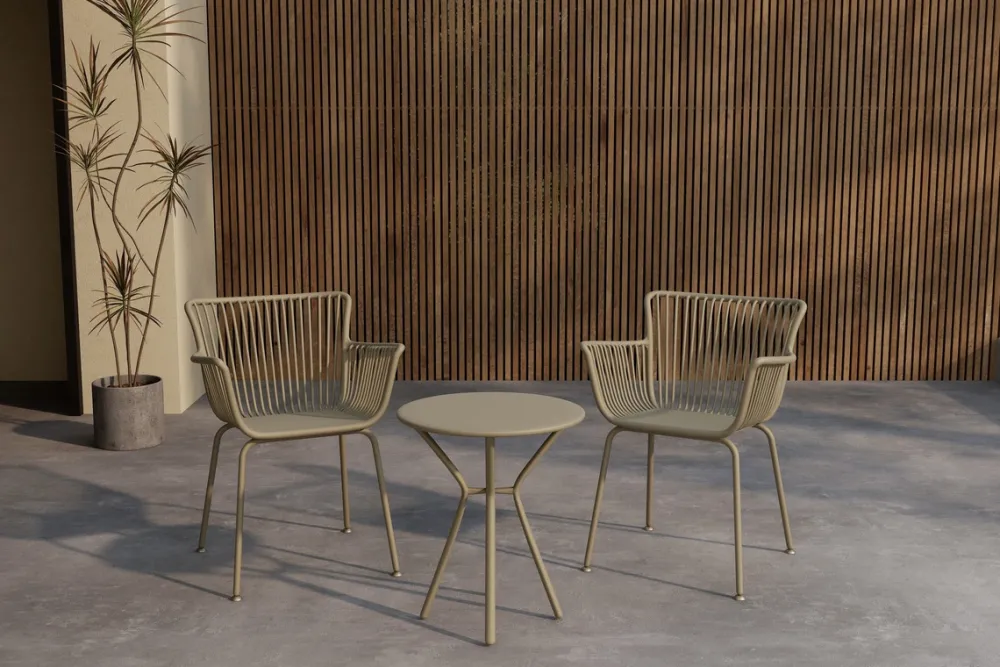 Garden Prestige Cafeset 'Sifnos' - Beige