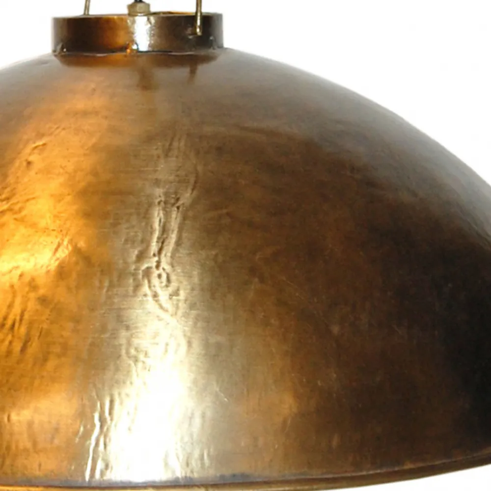 Vintage Fabrikslampa 'Thormann' - Mässing