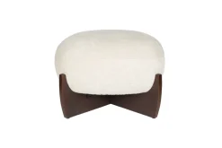 Dutchbone Fotpall 'Emilius' - Beige