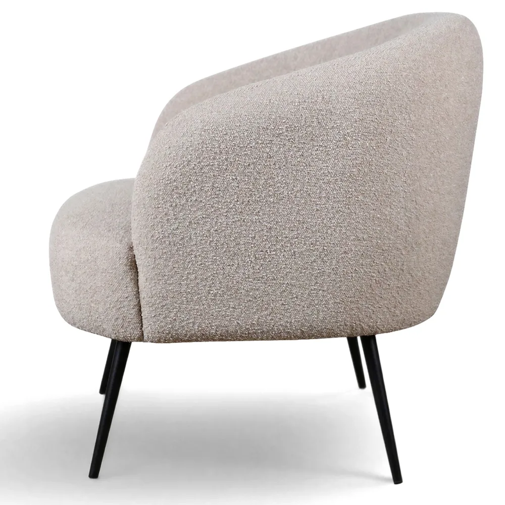 Reforma Fåtölj 'Capri' - Beige/Bouclé
