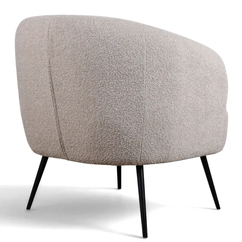 Reforma Fåtölj 'Capri' - Beige/Bouclé