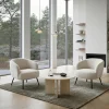 Reforma Fåtölj 'Capri' - Vit/Bouclé