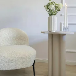 Reforma Fåtölj 'Gori' - Vit/Teddy