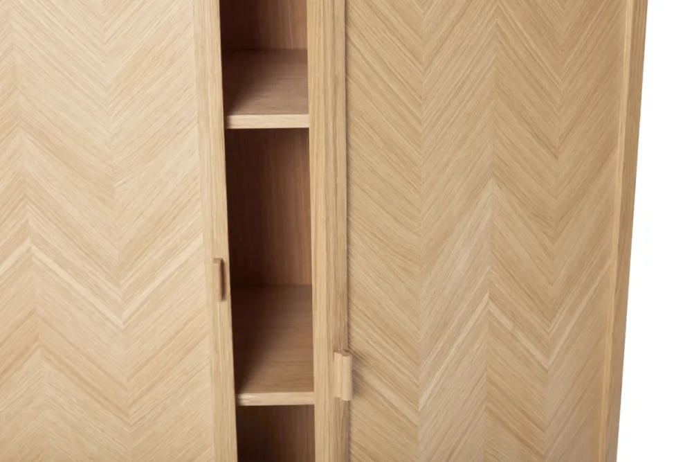 Hübsch Garderob 'Herringbone' - Natur