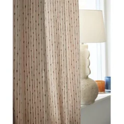 Svanefors Gardin 'Unni' 2-pack 140x280 - Brun