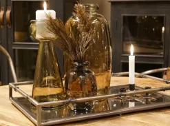 Trademark Living Glasvas 'Shape' - Grå