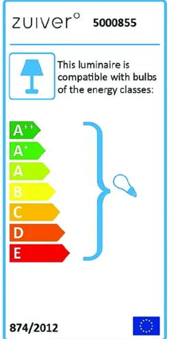 Zuiver Golvlampa 'Arc' - Svart
