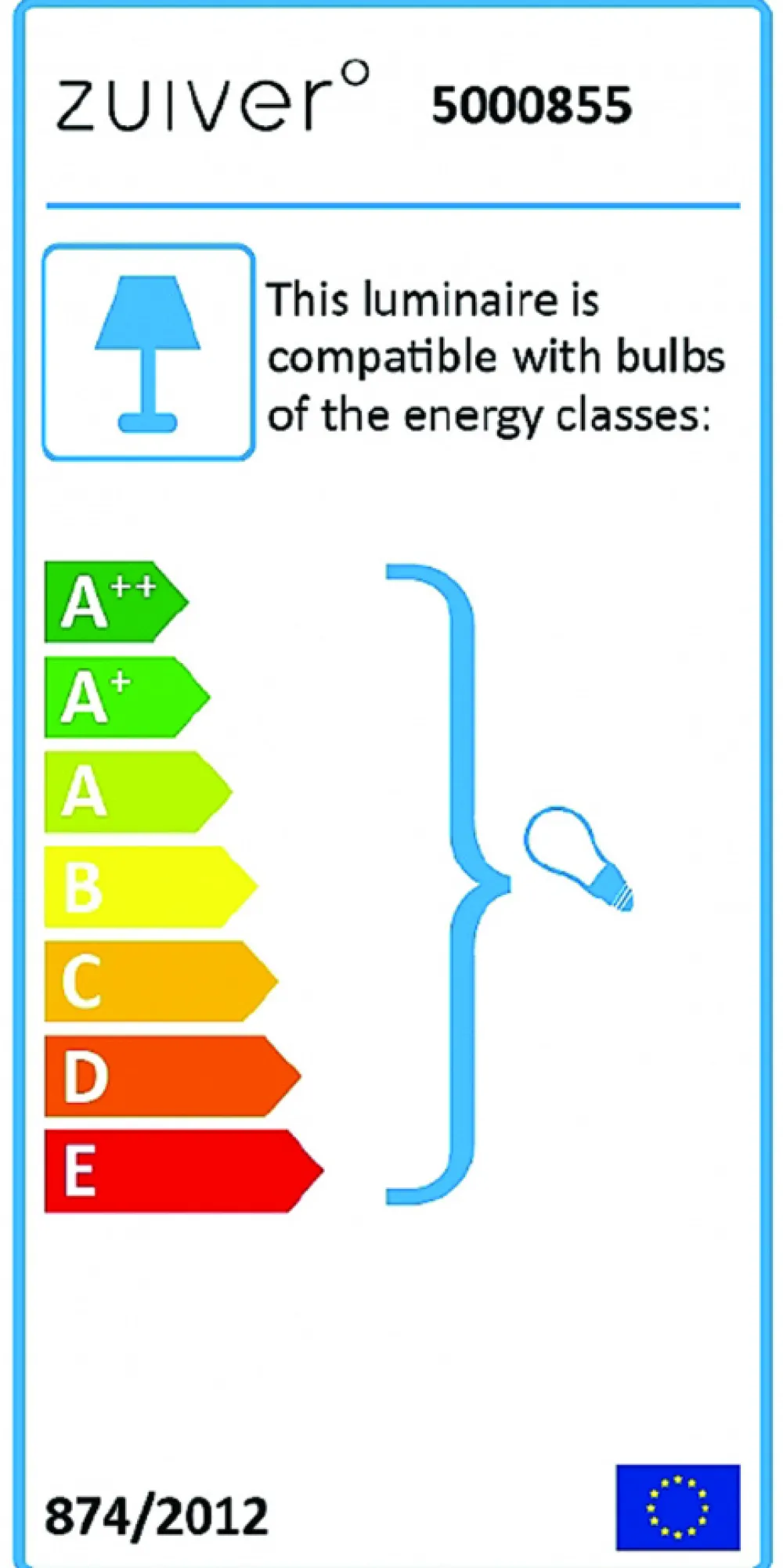Zuiver Golvlampa 'Arc' - Vit