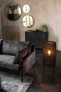 Dutchbone Golvlampa 'Kari' - Svart