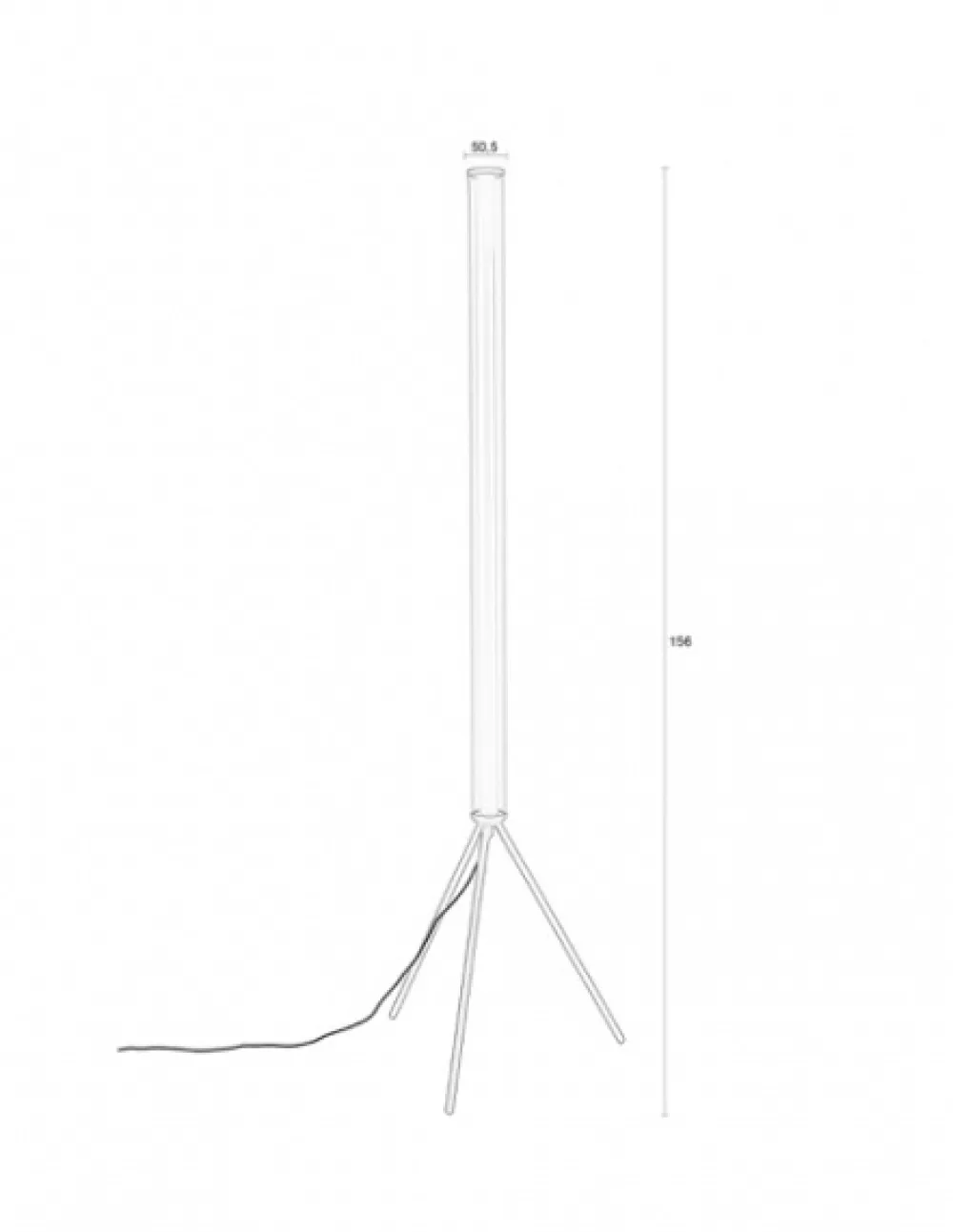 Zuiver Golvlampa 'Scotty' 51x51 - Beige