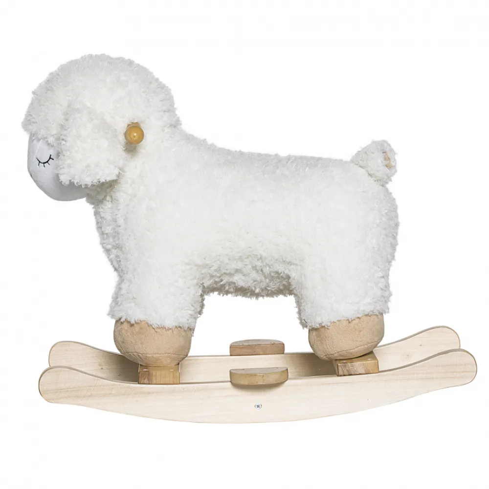 Barn Bloomingville Gunghäst 'Rocking Sheep' - Vit