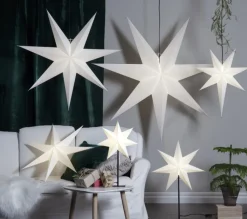 Star Trading Julstjärna 'Frozen' - Vit