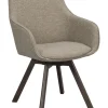 Rowico Home Karmstol 'Alison' - Mörkbeige