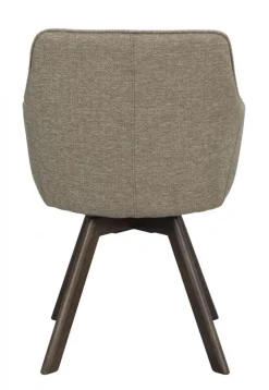 Rowico Home Karmstol 'Alison' - Mörkbeige