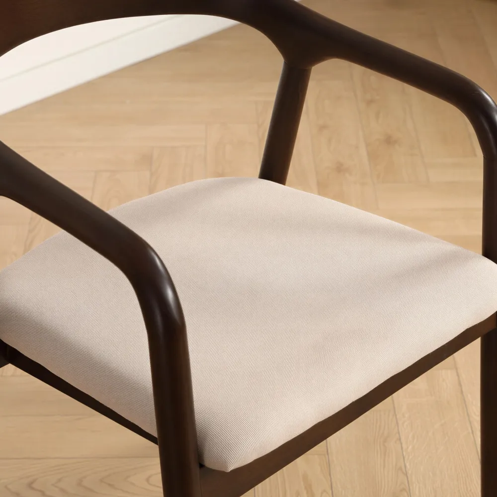 Reforma Karmstol 'Aspa' - Mörkbrun/Beige