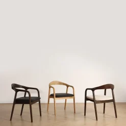 Reforma Karmstol 'Aspa' - Mörkbrun/Beige
