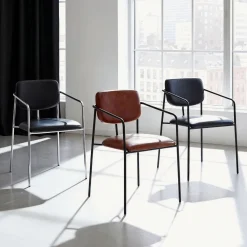 Reforma Karmstol 'Ebba' - Svart/Silver