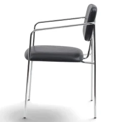 Reforma Karmstol 'Ebba' - Svart/Silver