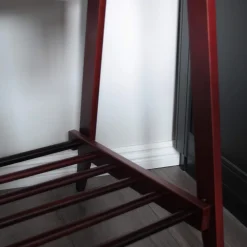 Reforma Klädhängare med skohylla 'Confident' - Valnöt