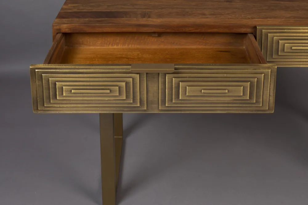 Dutchbone Konsolbord 'Volan' - Guld