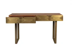 Dutchbone Konsolbord 'Volan' - Guld