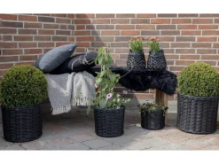 Garden Prestige Korgar 'Bogor Black' 4-pack - Svart