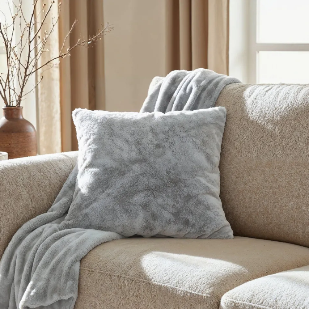 Reforma x Trendcarpet Kuddfodral 'Aranga Super Soft' 45x45cm - Grå