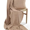 Reforma x Trendcarpet Kuddfodral 'Denisa Fishbone' 45x45cm - Brun/vit