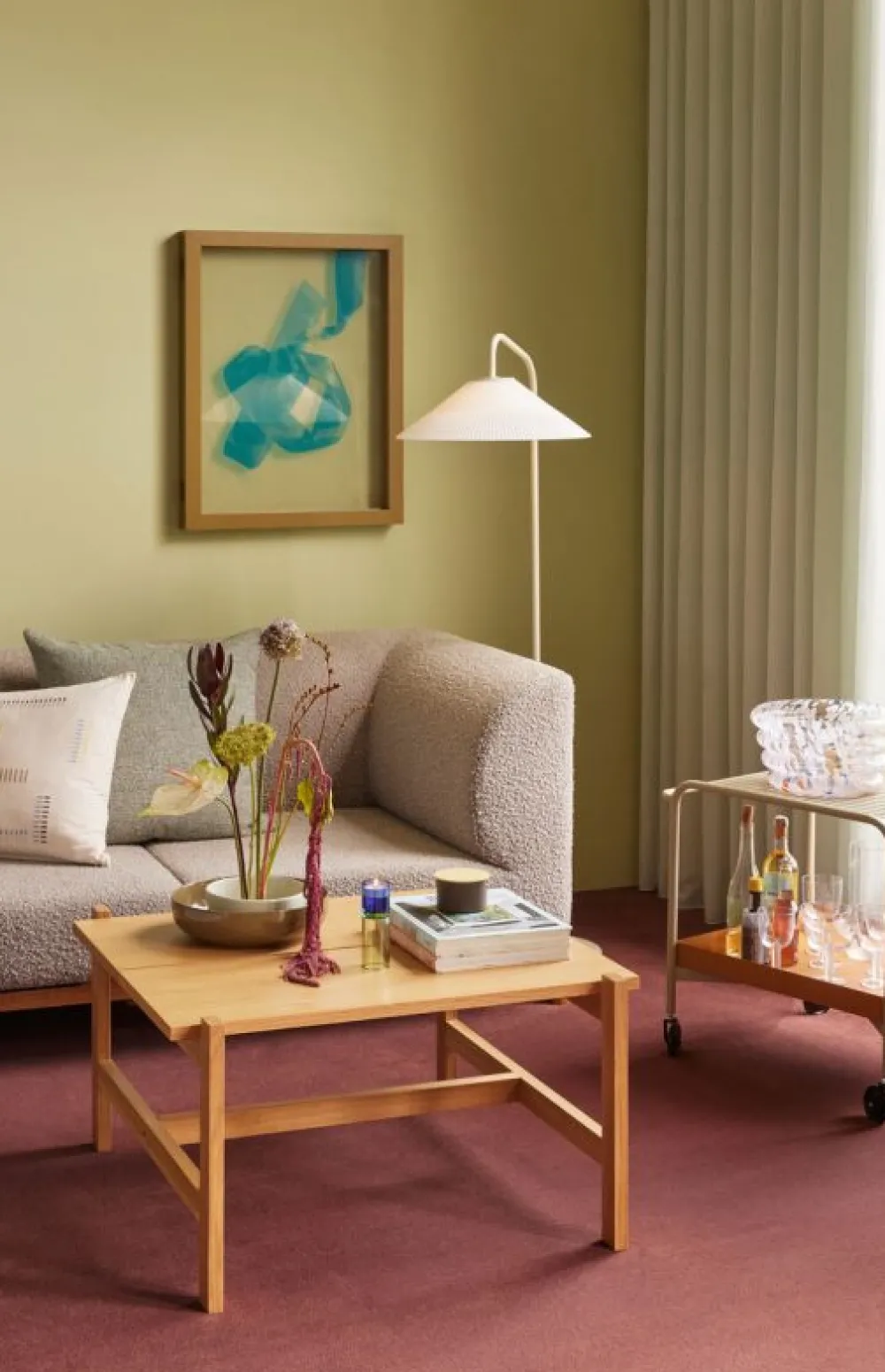 Hübsch Lampa 'Solid' - Beige