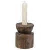 WOOOD Ljusstake 'Aiden' - Brun